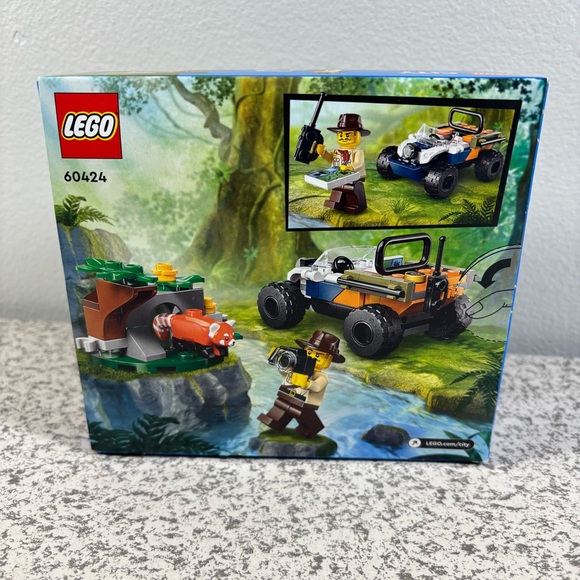 LEGO CITY: Jungle Explorer ATV Red Panda Mission 60424 Retired Set New Sealed - Picture 2 of 2
